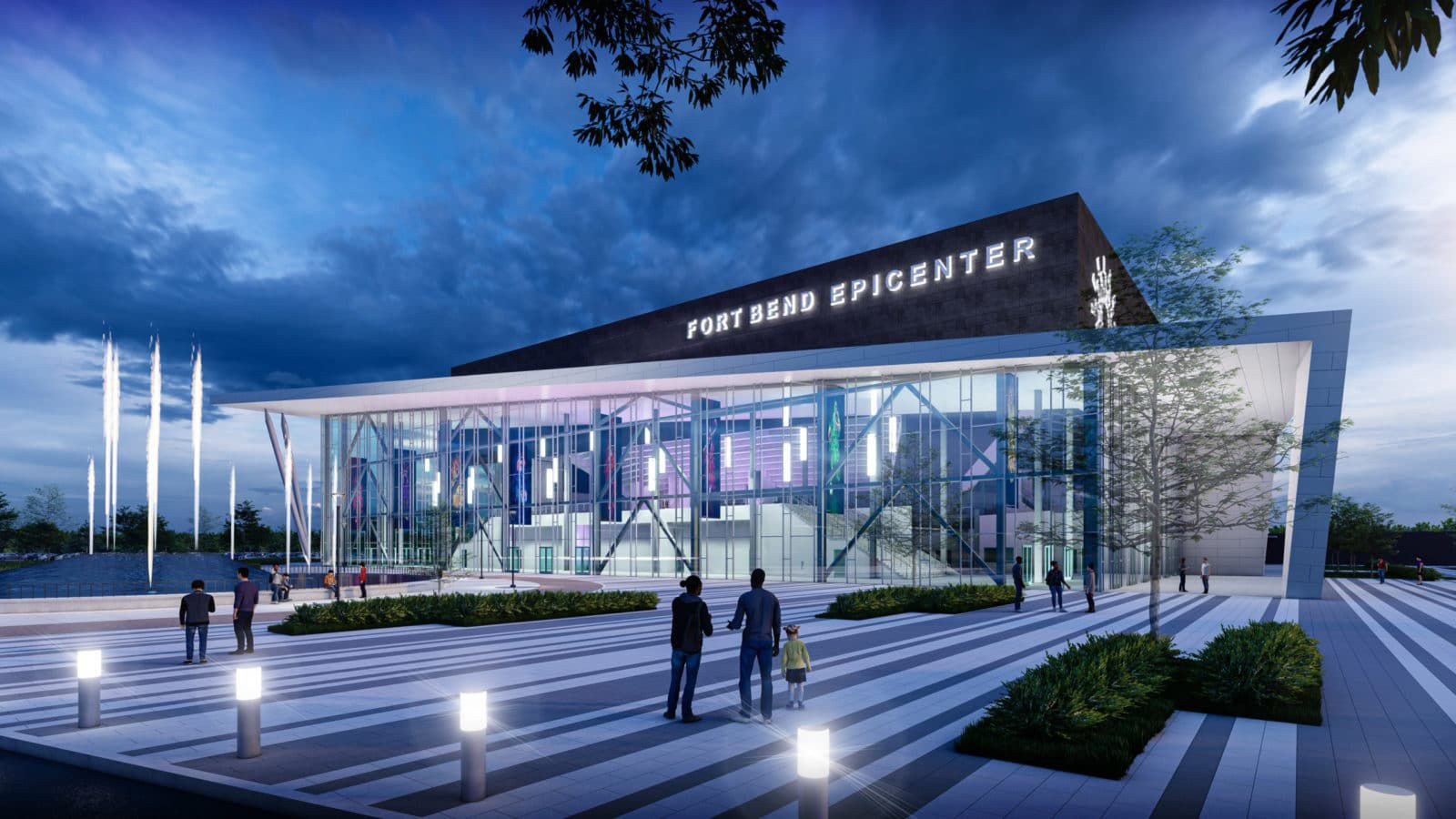 Rendering of the Fort Bend Epicenter, Fort Bend County's newest event center